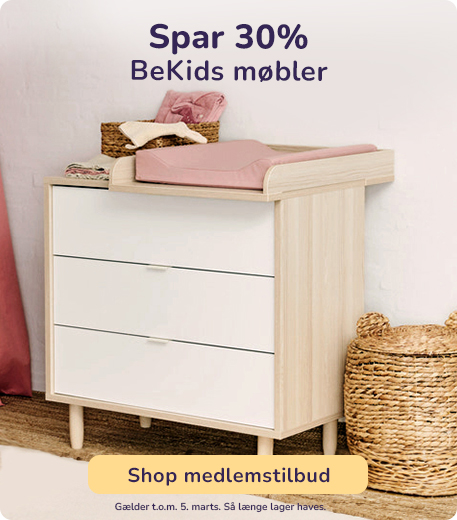 Medlemstilbud: Spar 30% på BeKids møbler fra Karl og Nelly serien