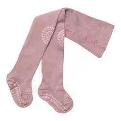 Kravle Strømpebukser Bambus - Lavender - 12-18M