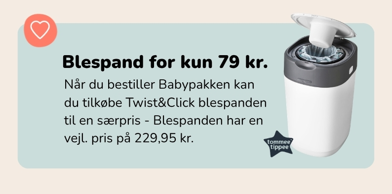 Få rabat på tommee tippee blespande via babypakken