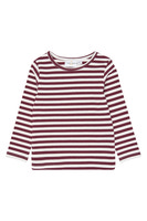 The New Siblings Fro Rib Bluse - Gardenia Striped
