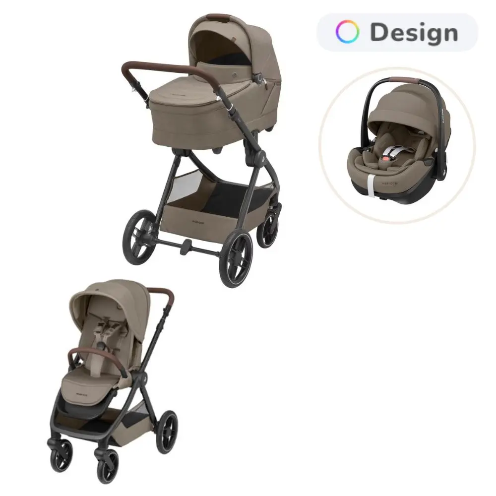 Maxi-Cosi Oxford Plus Kombivogn Inkl. Pebble 360 Pro - Twillic Truffle