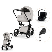Cybex Priam Style Kombivogn inkl. Cloud T Plus og Base T - City Grey/Matt Black