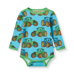 Langærmet body med traktorer - 718 - 56