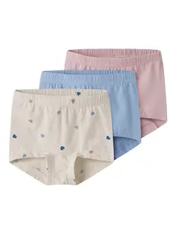 Name It Hipsters - Noos - 3-pak - NmfTights - Peyote Melange/Mau