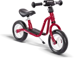 Løbecykel - LR M chili rød - med støttefod billede