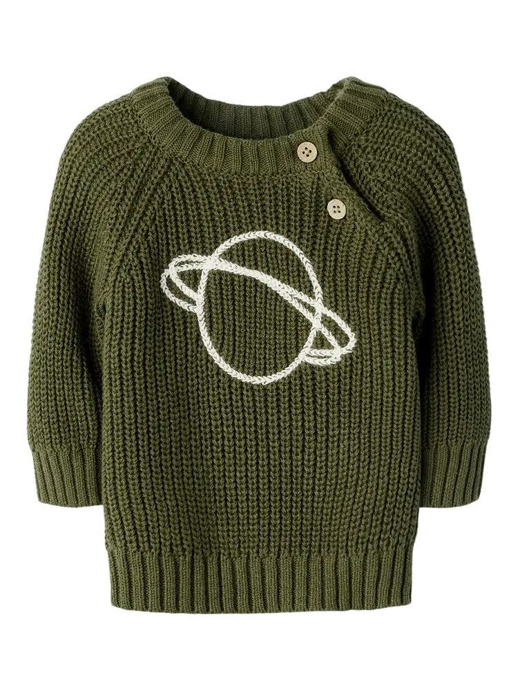 Lil' Atelier Emlen Sweater - Winter Moss - 56 billede