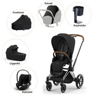 Priam pakke - sepia black/chrome brown