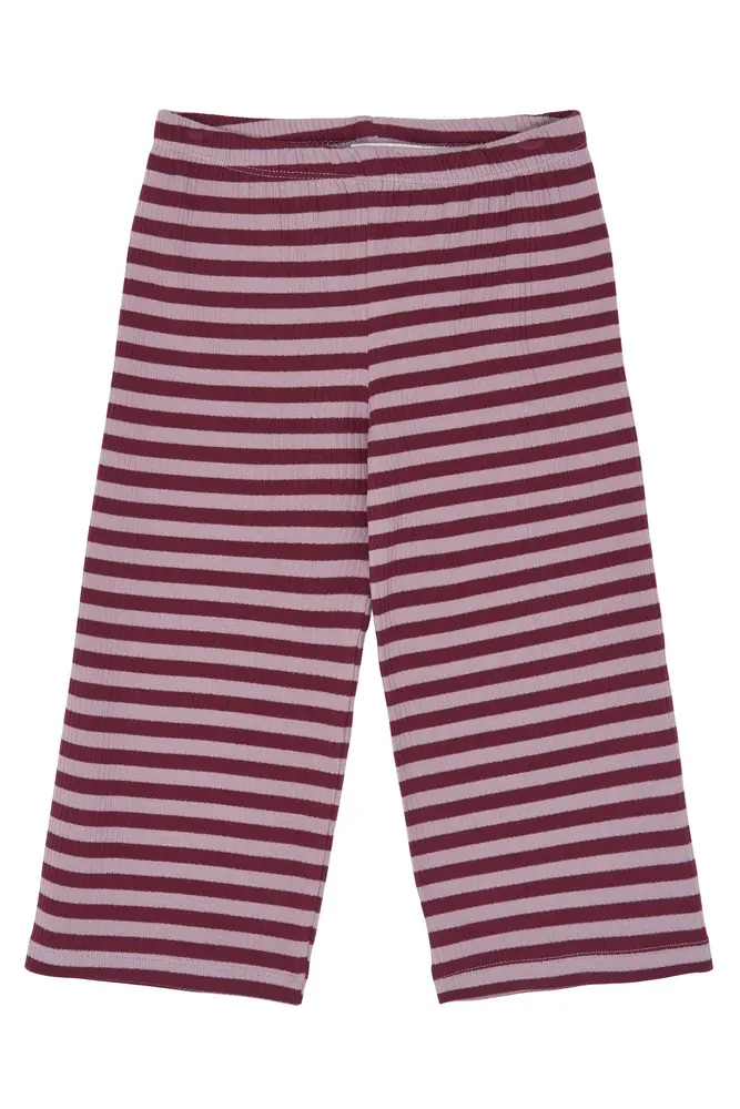 The New Siblings Fro Wide Rib Bukser - Elderberry Striped  - 86
