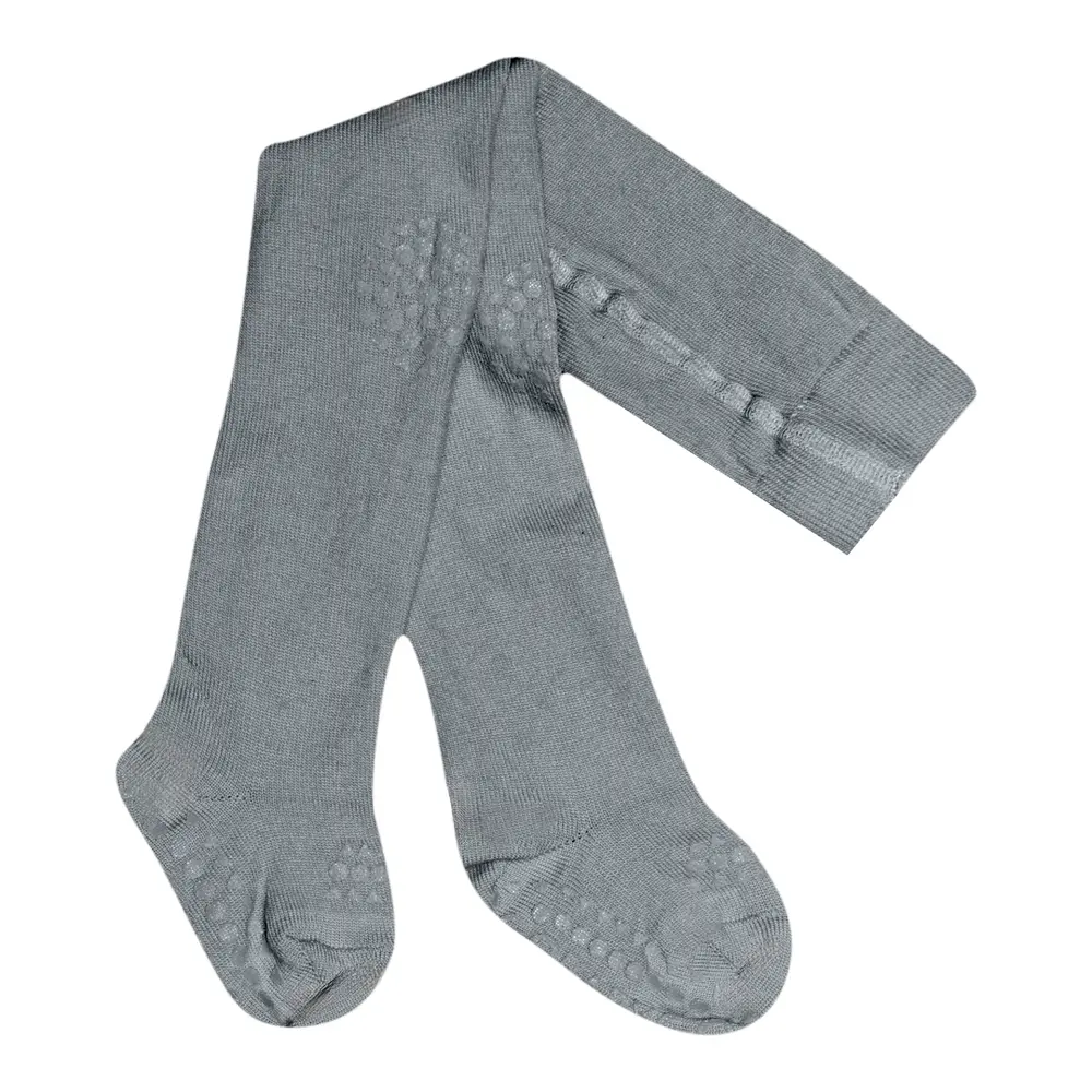 Kravle Strømpebukser Uld - Stone Blue - 6-12 MDR.