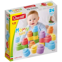 Quercetti Momy Soft - 24 soft building blocks