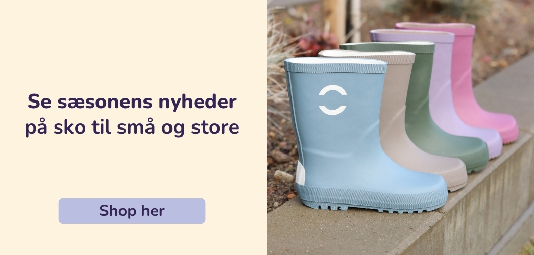 Se sæsonens nyheder på sko hos BabySam