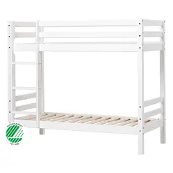 Hoppekids ECO Dream - Køjeseng - Ikke Delbar - Flere Størrelser - Hvid