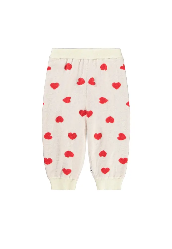 Molo Solana Bukser - Red Hearts - 86
