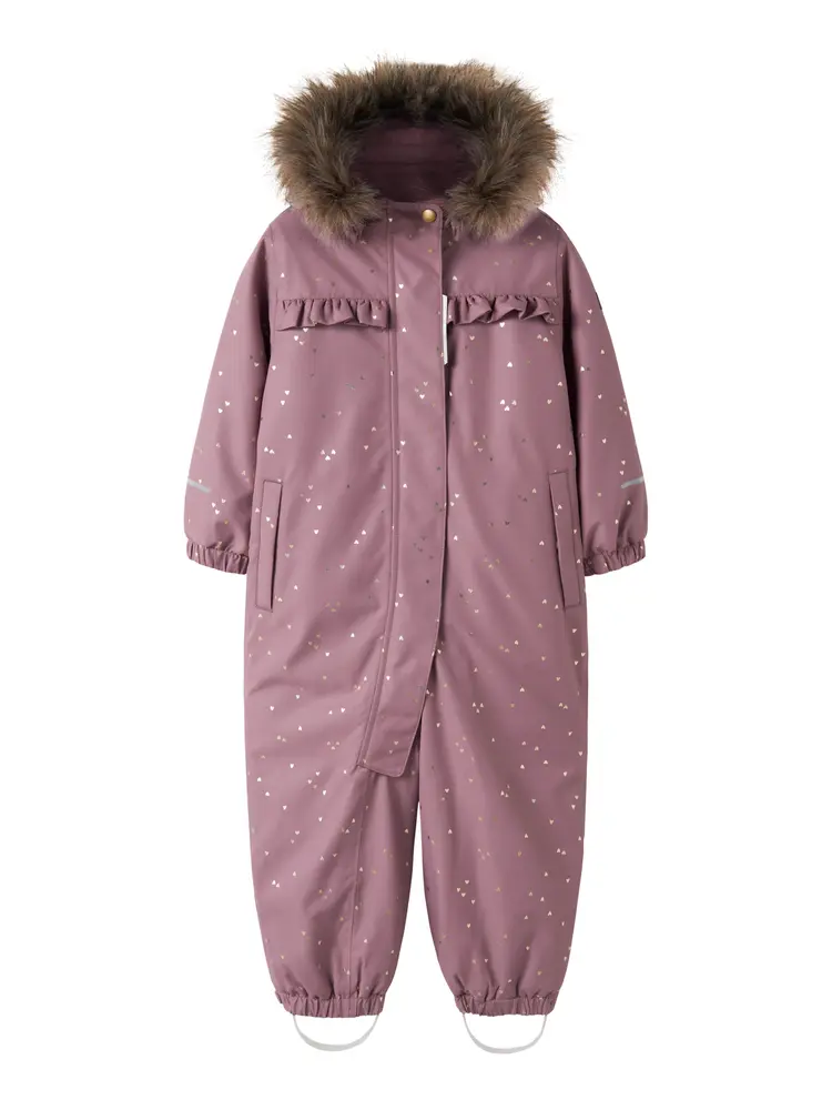 Name It Snow10 Glitter Flyverdragt - Wistful Mauve - 80