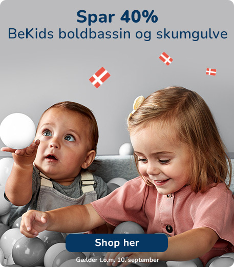 Spar 40% på BeKids boldbassin og legegulve