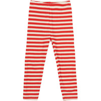 Fro Uni Rib Leggings - Red striped