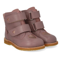 Angulus TEX-Støvle m. Glitterhjerter - Faded Rose/Rose Copper