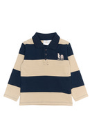 Rinon Pique Polo - NAVYBLAZER