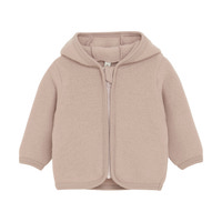 Jakke Ører Uld Fleece - Mahogany Rose