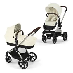 Cybex Klapvogn/Barnevogn - Eos Lux - 2-i-1 - Seashell Beige