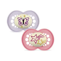 Original Night 16-36m Silk 2-pk V Pink billede