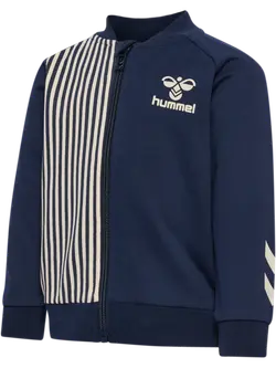 Hummel Cardigan - hmlStripy Zip Jacket - Black Iris