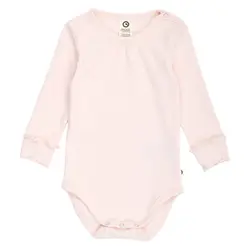 Cozy Me Rib Deco Langærmet Body - Primrose - 92