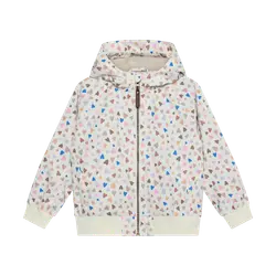 Bomberjakke m. Print - Eggnog - 128