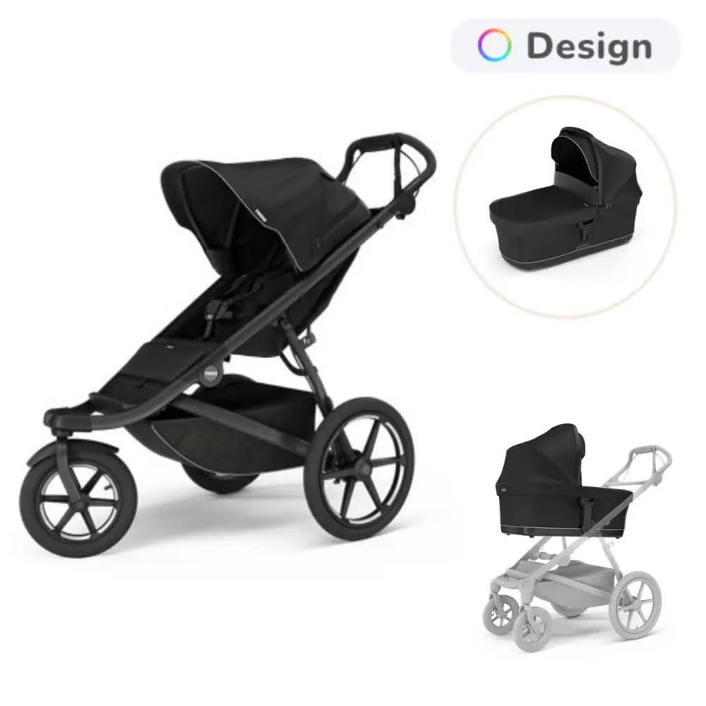 Thule Urban Glide 3 Inkl. Liggedel - Black