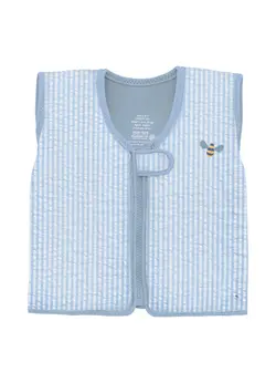Svømmevest - Seersucker - Honeybee - Blue - 3-6 ÅR