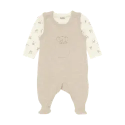 Sæt m. Body Langærmet+Overall - 2350 - 70