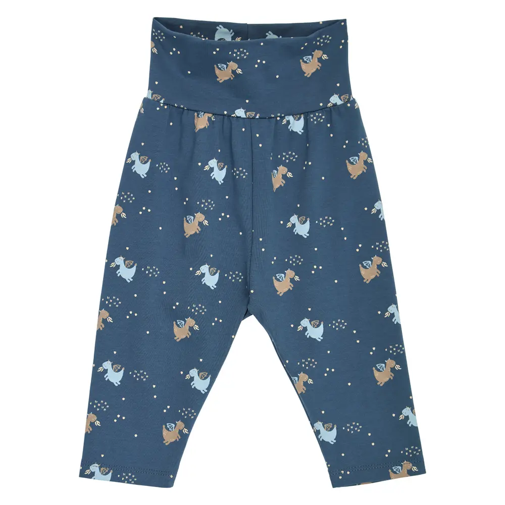 Müsli Storybook Bukser - Navy/Soft Blue/Walnut - 86