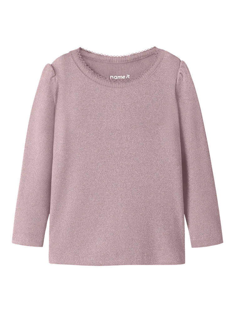 Name It Rosally Slim Bluse - Mauve Shadows