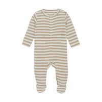 Romper LS m. Fødder Rib - 3323