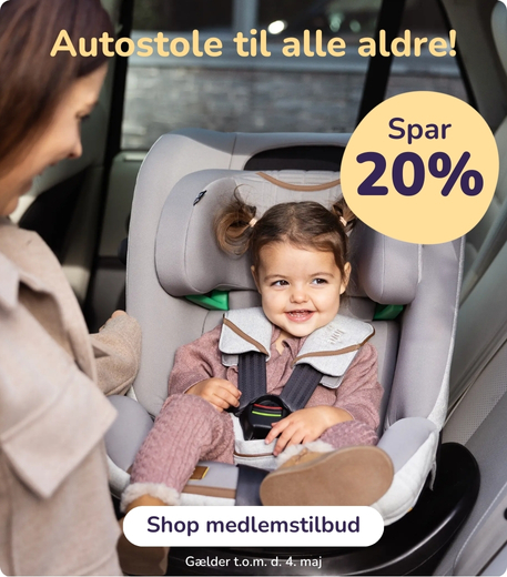 Spar 20% på autostole