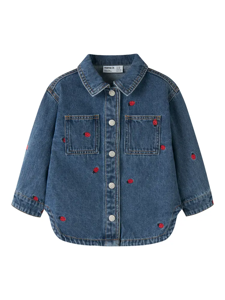 NAME IT Nina Denim Jakke Medium Blue Denim 104