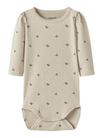 Hitta Langærmet Body - Almond milk