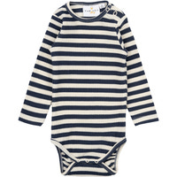 Fro Uni LS Rib Body - Indigo stripe