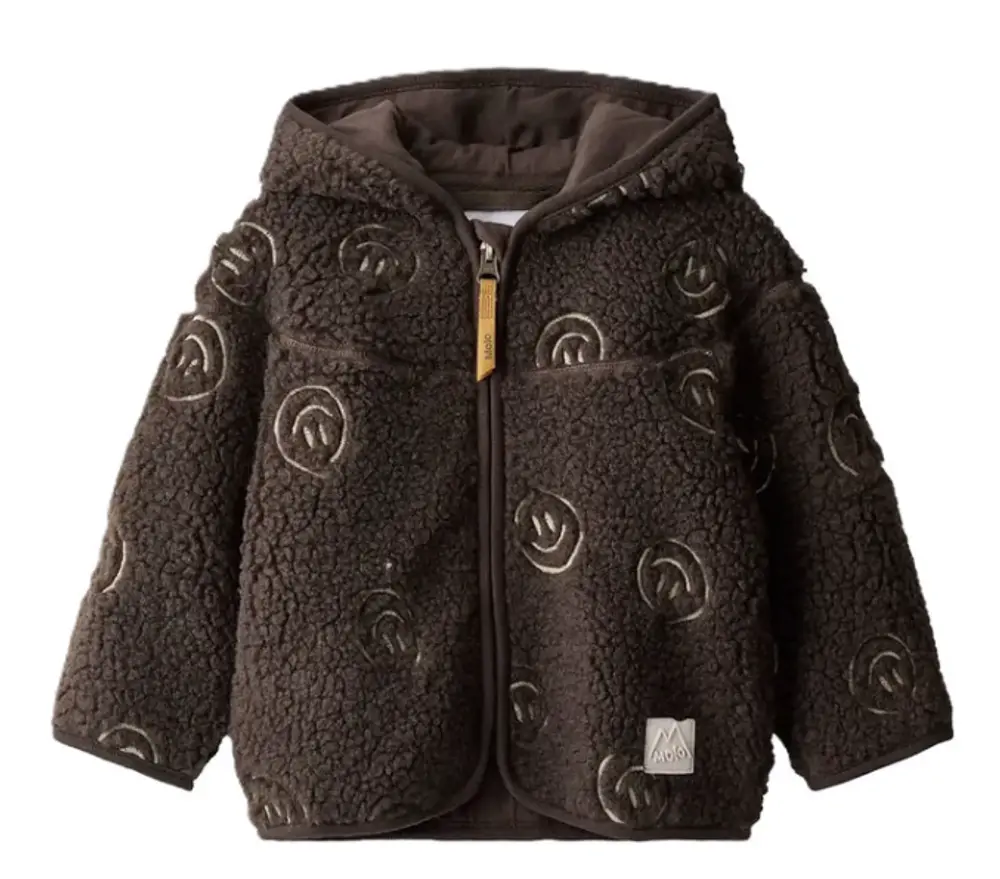Molo Ummi Fleece Jakke - Bark Smile - 62