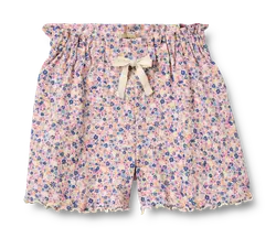 Wheat Shorts - Rib - Ina - Pink Blue Flower