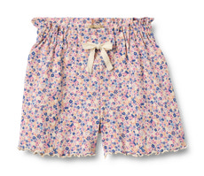 Ina Shorts - Pink Blue Flowers