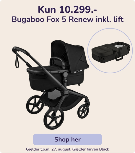 Skarp pris bugaboo fox 5 renew inkl. babynest