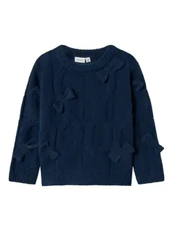 NAME IT Strik Trøje Olivia Navy Blazer