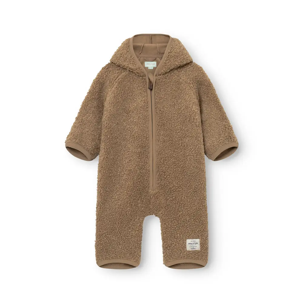 Mini A Ture Matadel Teddyfleece Heldragt - Otter Brown - 9 MDR./74