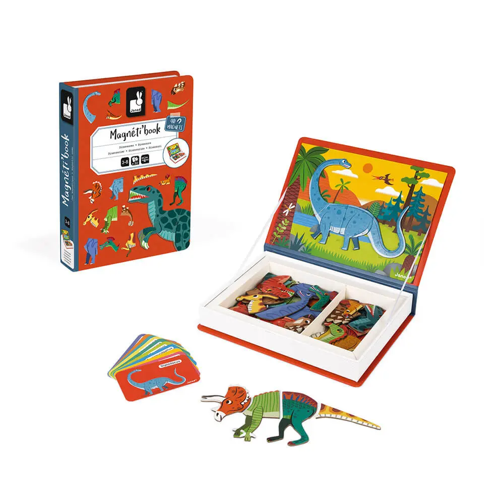 Janod Magneti'book Dinosaurs 40 magnets