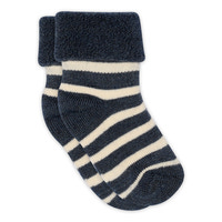 Elis baby strømper - Dark Denim Melange