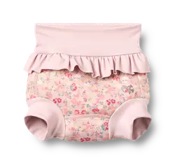 Wheat Blebadebukser m. Flæser - Rita - UV40+ - Powder Flowers an