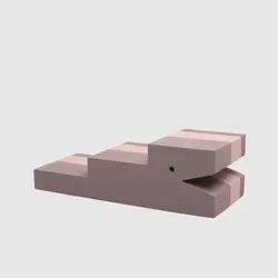 bObles Krokodille - 60x24x18 cm - Vintage Rose