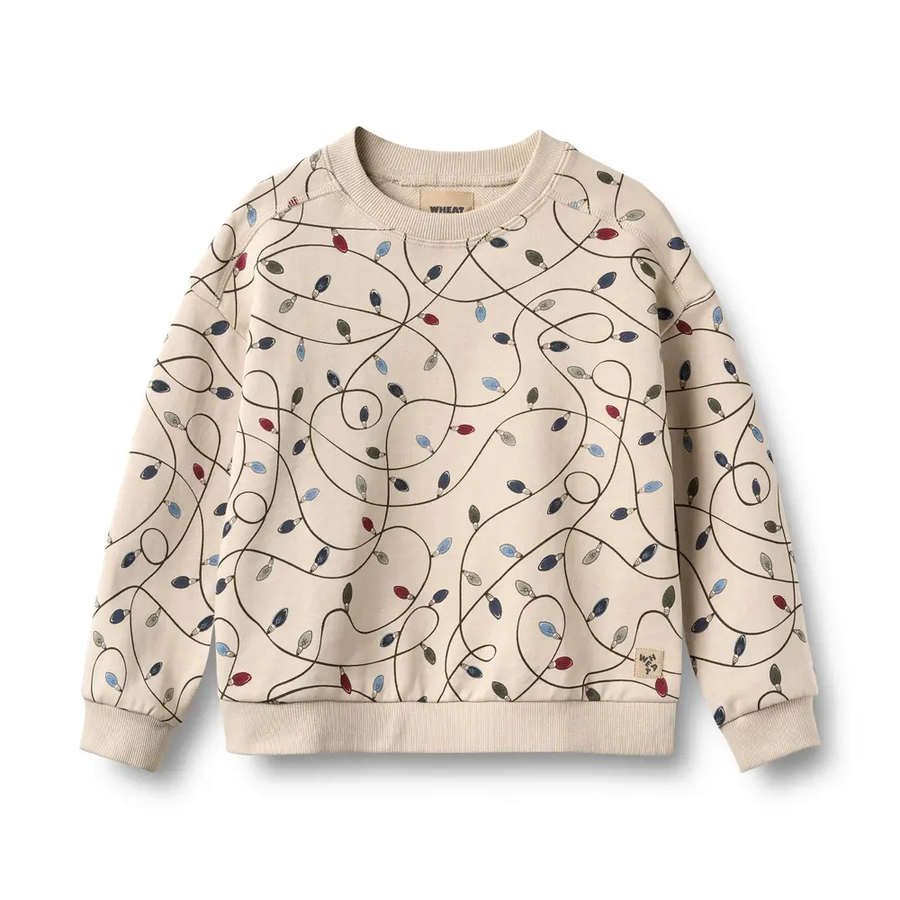 Wheat Sandro Sweatshirt - Grey Cloud String Lights - 104