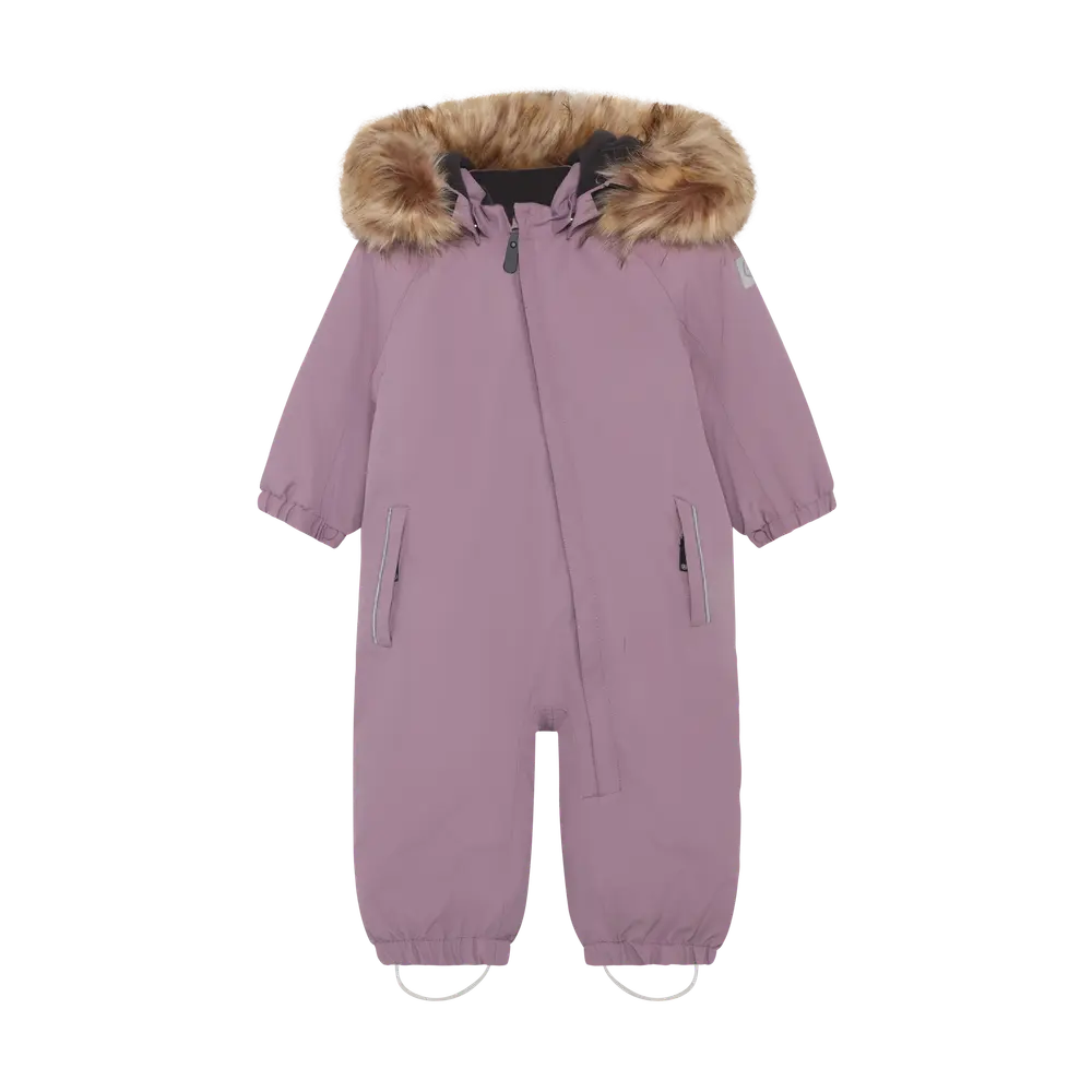 Color Kids Flyverdragt M. Fake Fur - Toadstool - 80